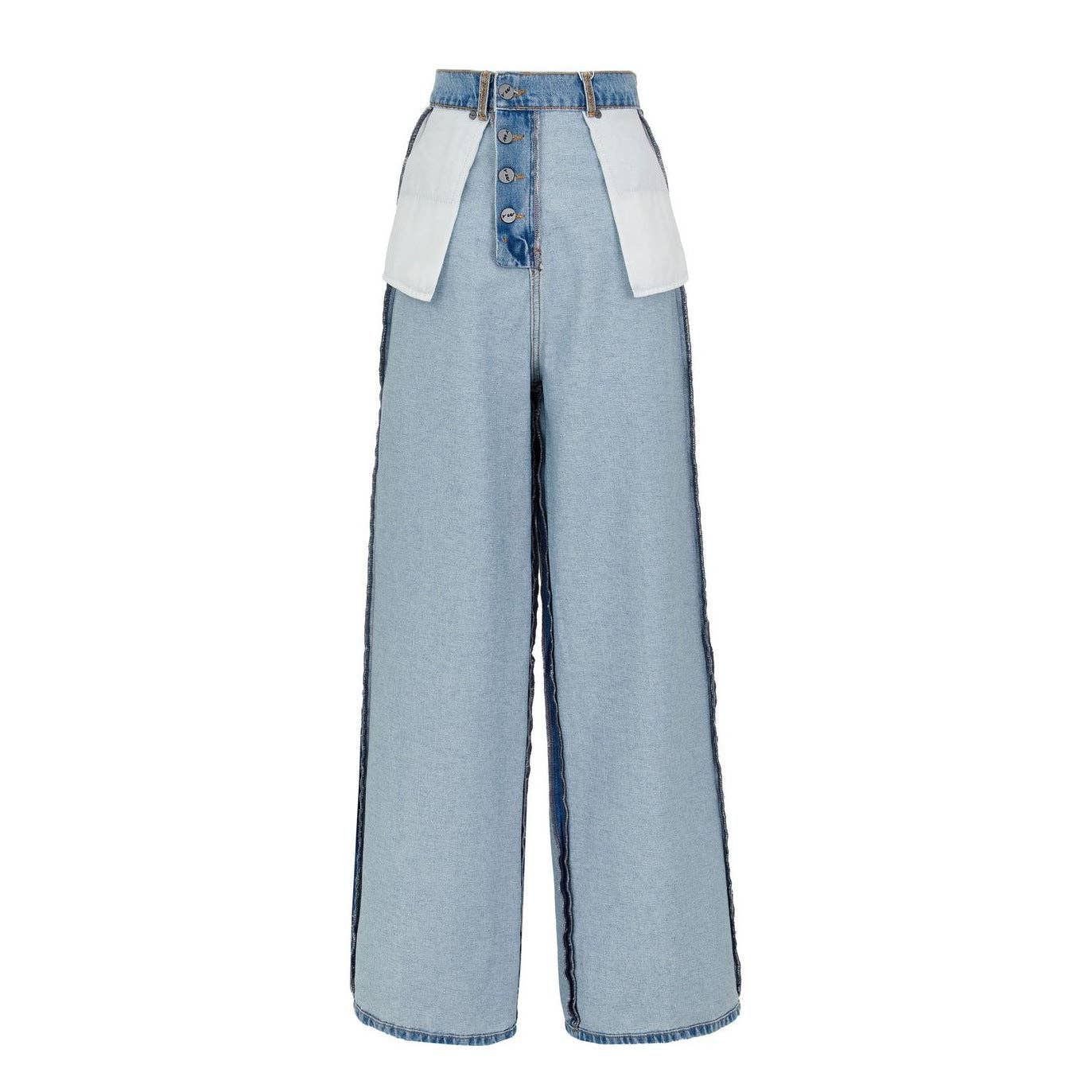 Light Blue Style T  2025 NEW HighWaisted Wide Leg Jeans Chic Summer Comfort for wholesale on Faire0