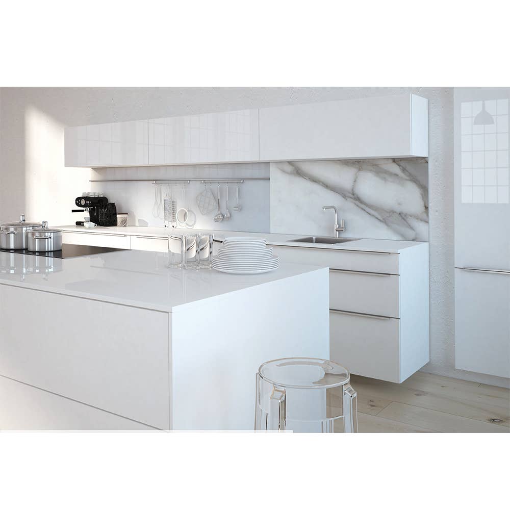 Coolors by Web Com S.a.s. - Wholesale Decorative Panel - Wall Panel - Gloss Aluminium Marble Patterned 124,4x61,5 cm9