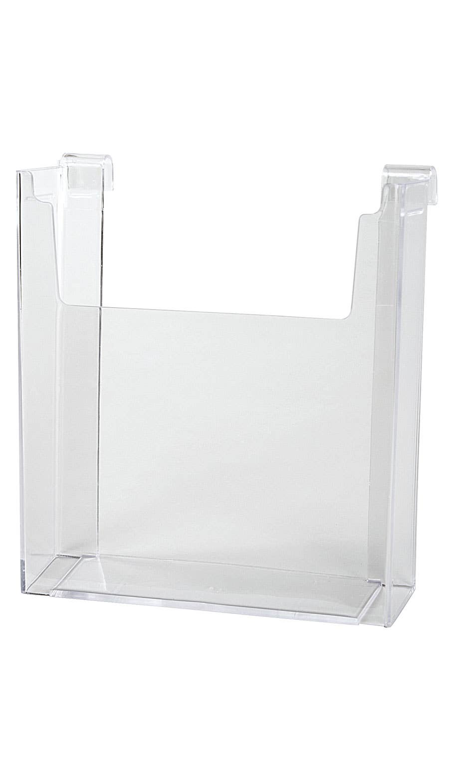 Store Supply Warehouse - Wholesale Retailer Display - Accessories - 8 ½" x 11" Clear Acrylic Literature Holder for Wire Grid