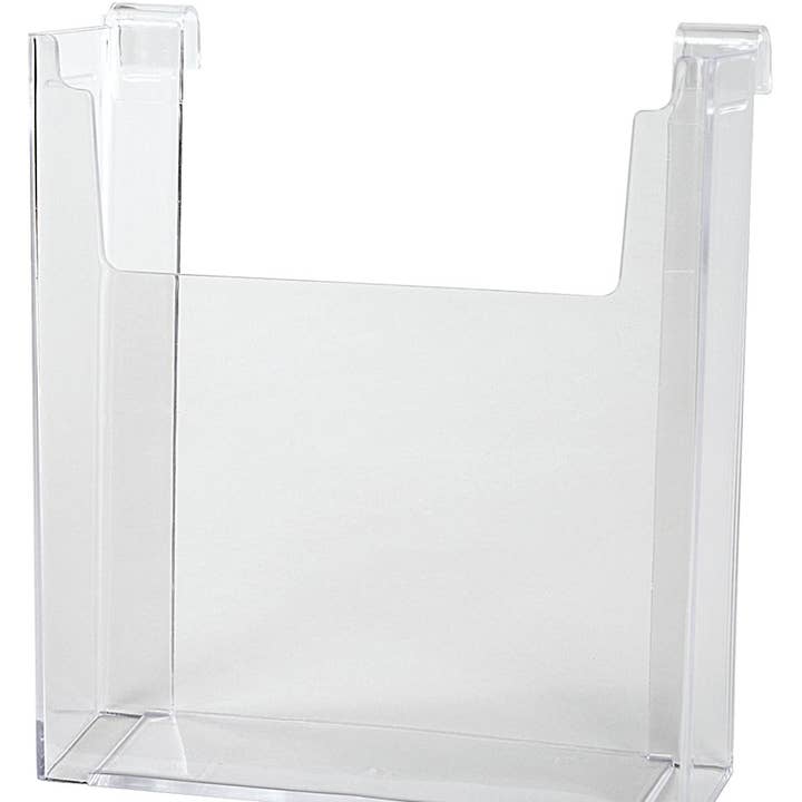 Store Supply Warehouse - Wholesale Retailer Display - Accessories - 8 ½" x 11" Clear Acrylic Literature Holder for Wire Grid0