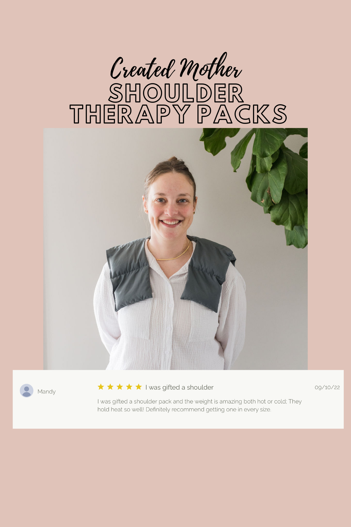 Created Mother - Wholesale Hot/Cold Compress - SHOULDER: Hot/ Cold Therapy Pack12