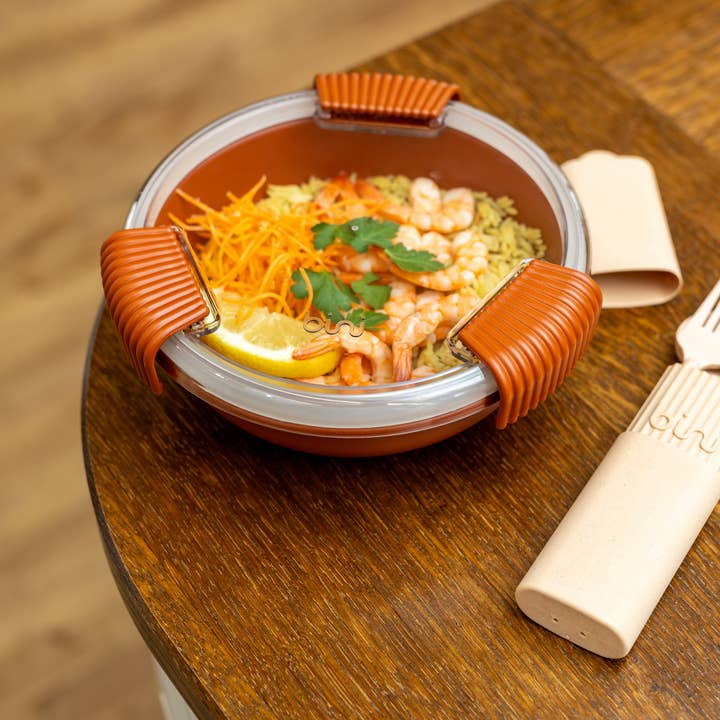 Bini - Wholesale Lunch Bag/Box - Binibox Terracotta - Lunchbox made from biobased material3