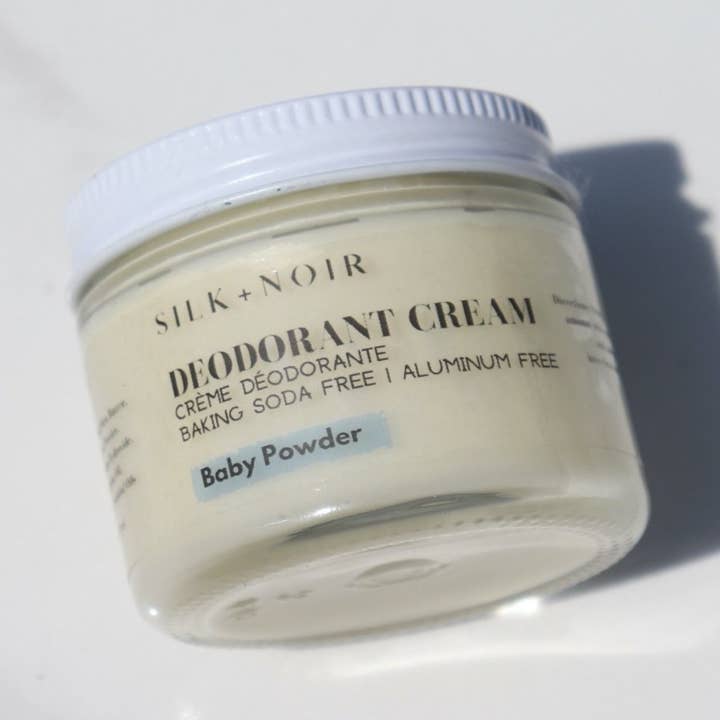 Baby Powder Deodorant Cream | Aluminum & Baking Soda Free for wholesale by Silk + Noir