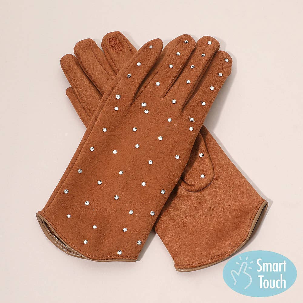 Sensibling Corp. – wholesale Handskar - Dam – Vinterhandskar med strassdekoration och smart touch4