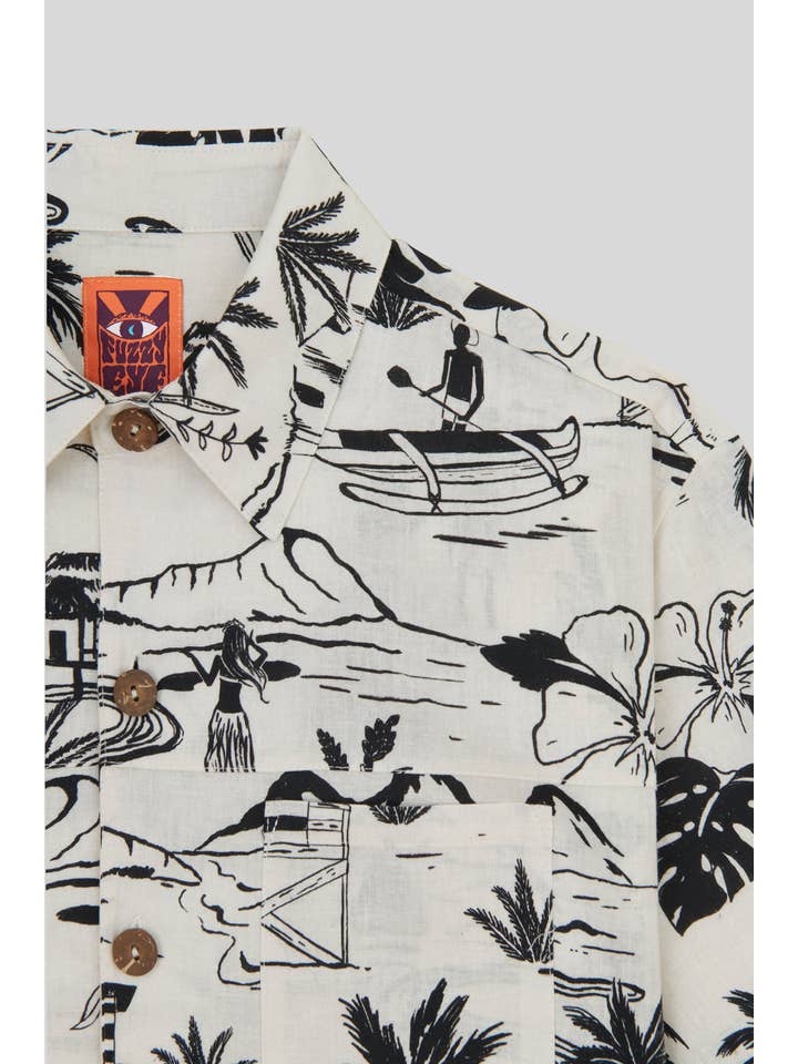 FUZZYEYE - Wholesale Button Down Shirt - Men's - SURFER JOE SHIRT