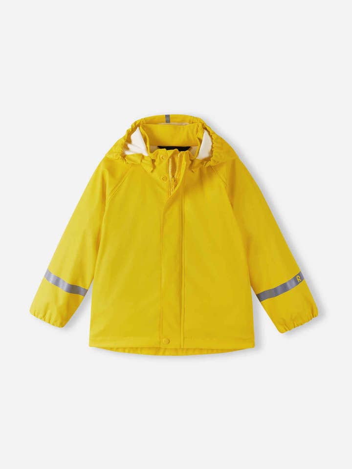 Yellow Waterproof Rain Jacket - Lampi for wholesale on Faire0