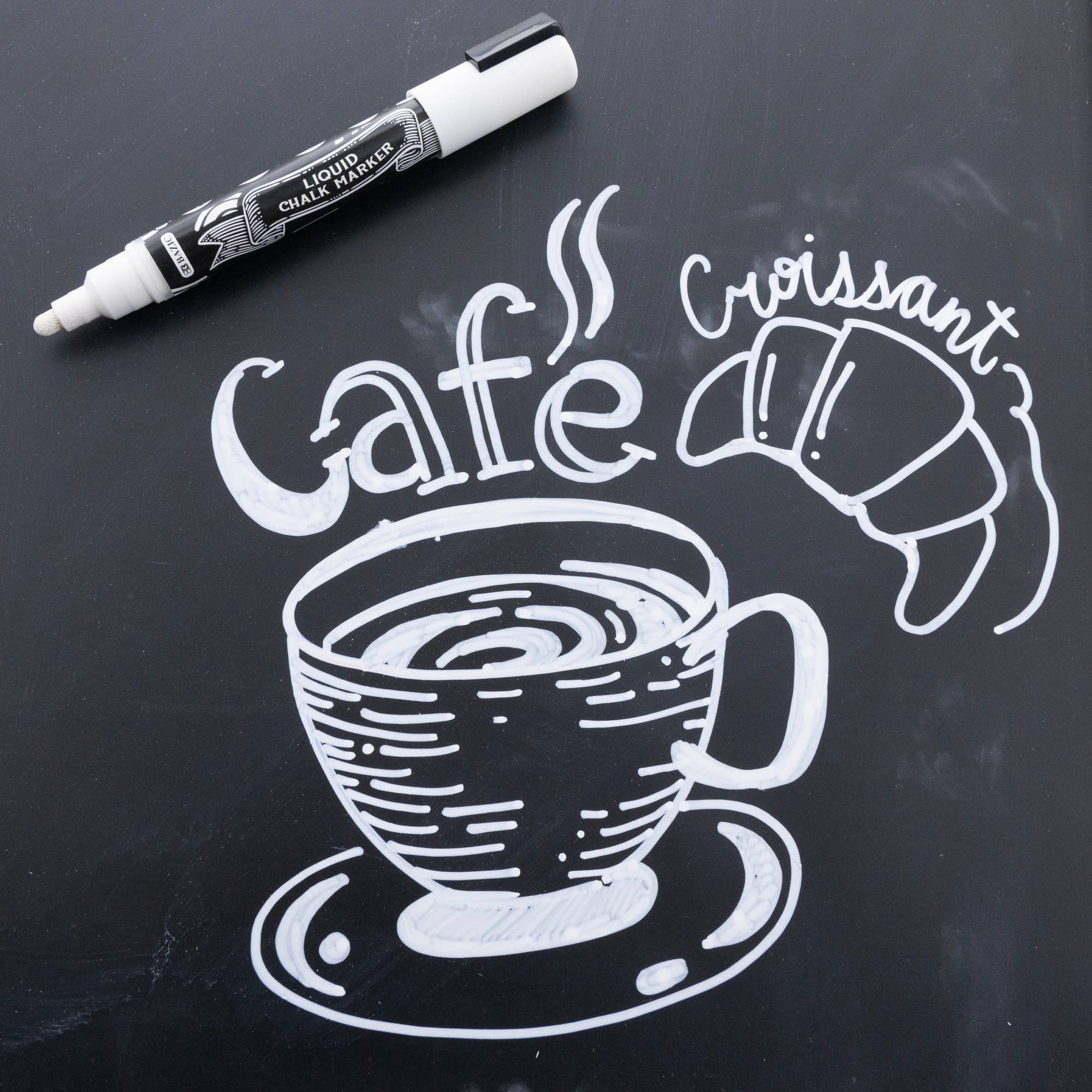 BAZIC Products - Wholesale Chalk - White Liquid Chalk Markers5