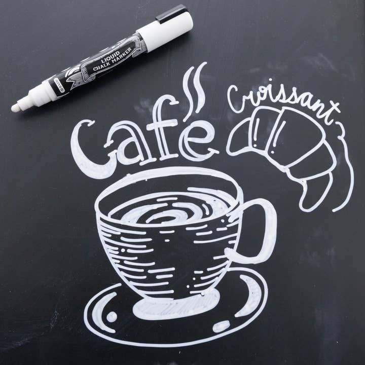 BAZIC Products - Wholesale Chalk - White Liquid Chalk Markers5