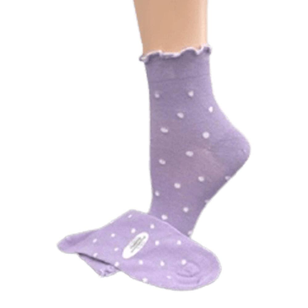 Sierra Socks - Wholesale Socks - Women's - Women's Rayon Quarter High Socks - in 4-Pair or 2-Pair Packs with Fun Lettuce Edge Ruffle Socks for Women, Girls and Teens8