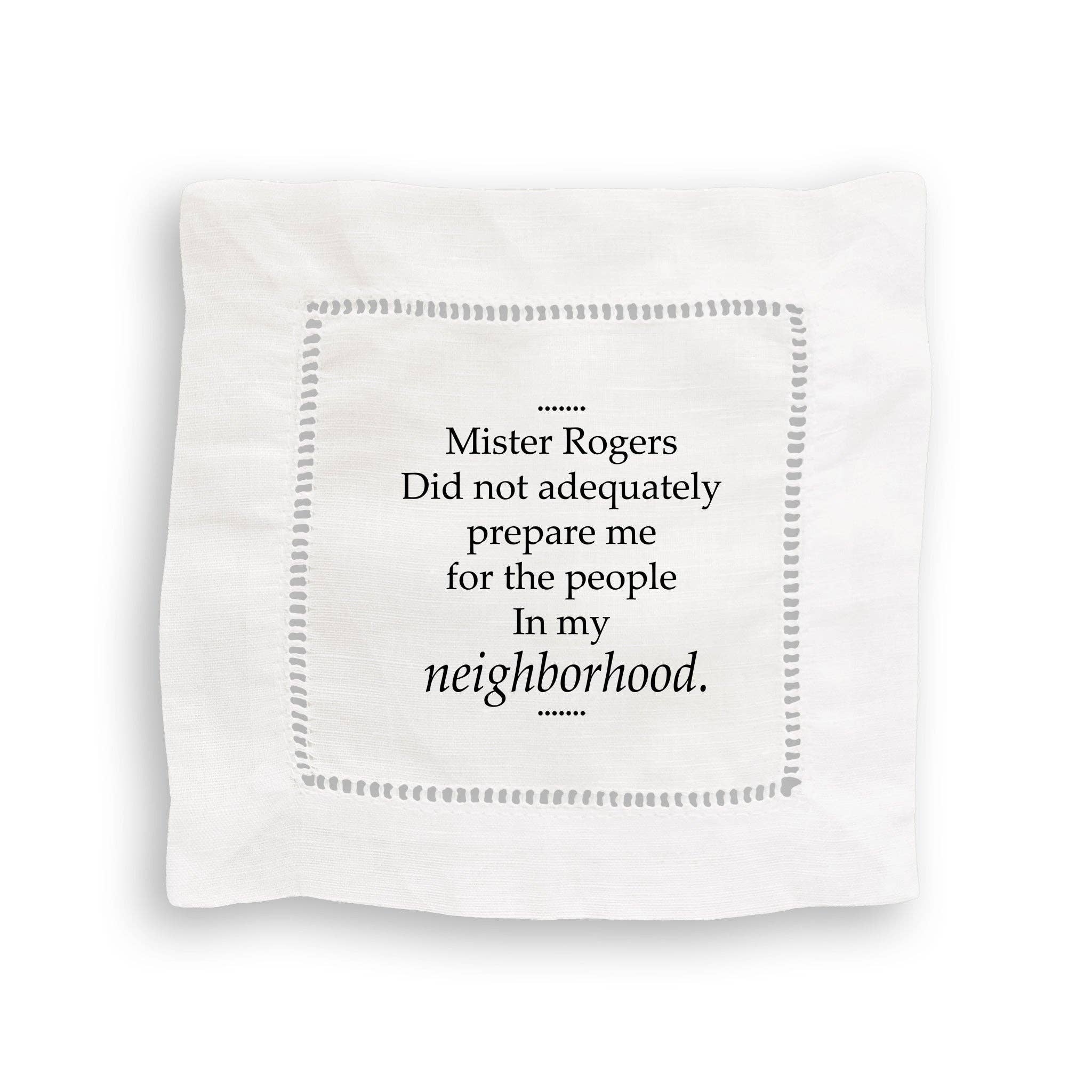 French Graffiti - Wholesale Tea Towel - Mister Rogers4