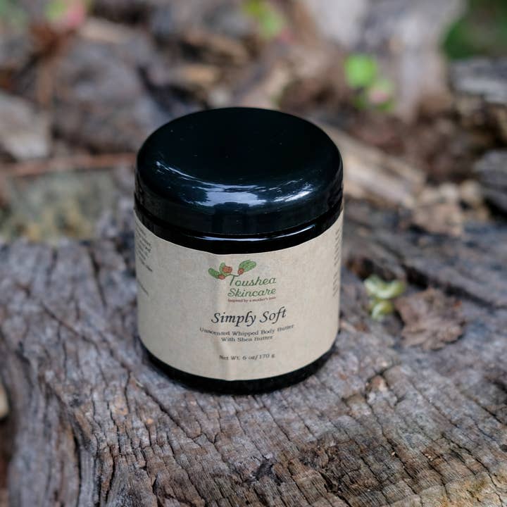 Simply Soft Unscented Whipped Body Butter for wholesale by Toushea Skincare