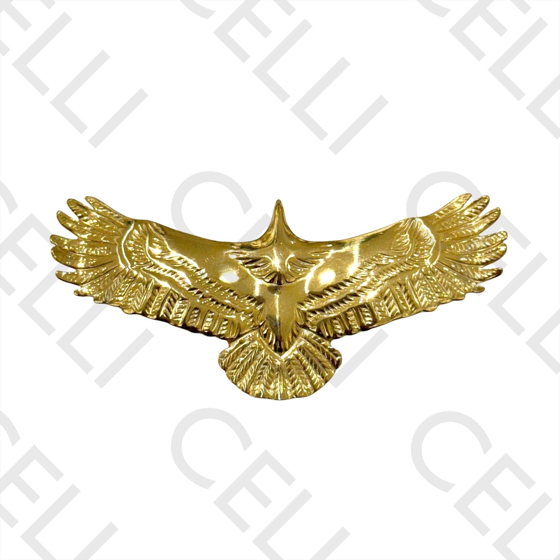 Celli Biju - Wholesale Pendant/Charm Necklace - Steel Medal - eagle0