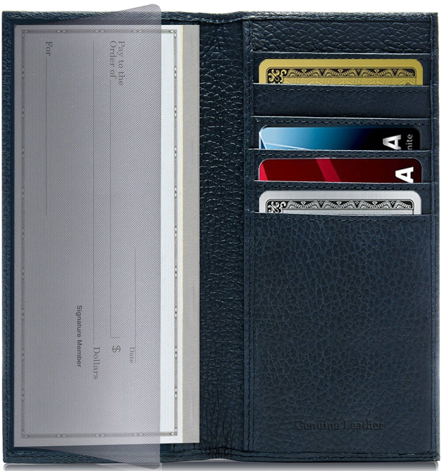 Access Denied Accessories - Wholesale Wallet - Unisex - Genuine Leather Checkbook Cover For Women &Men RFID Blocking72