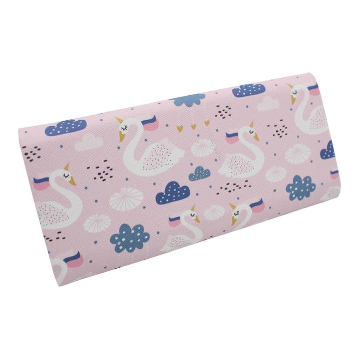 Real Sic – Engroshandel Brille- og solbrilleetuier - Unisex – Unicorn Swan Briller Case — Cute Animals — Vegansk Læder3