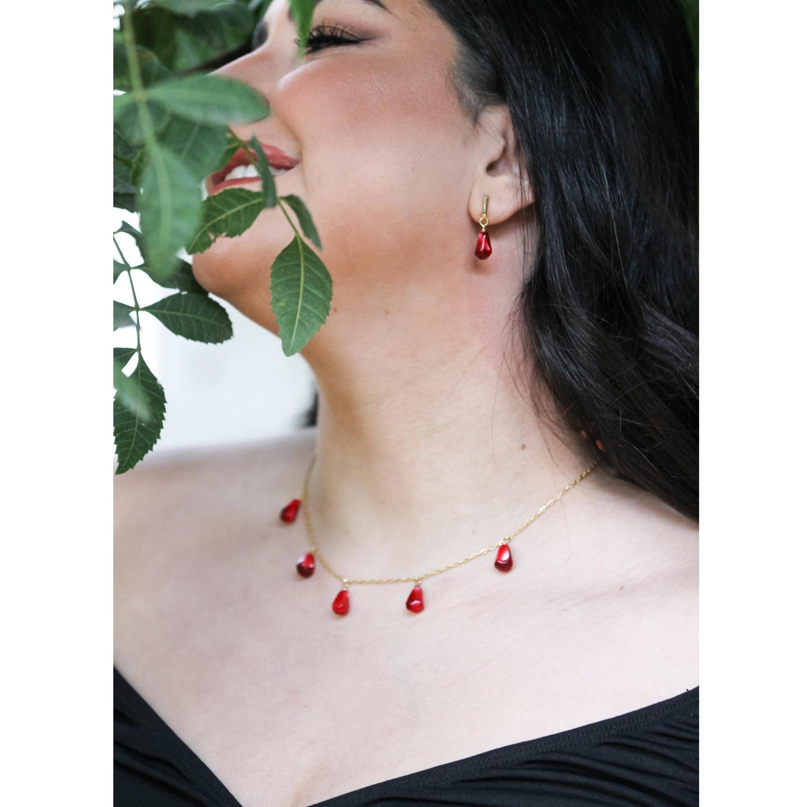 TaifJewely - Wholesale Pendant/Charm Necklace - POMEGRANATE NECKLACE8