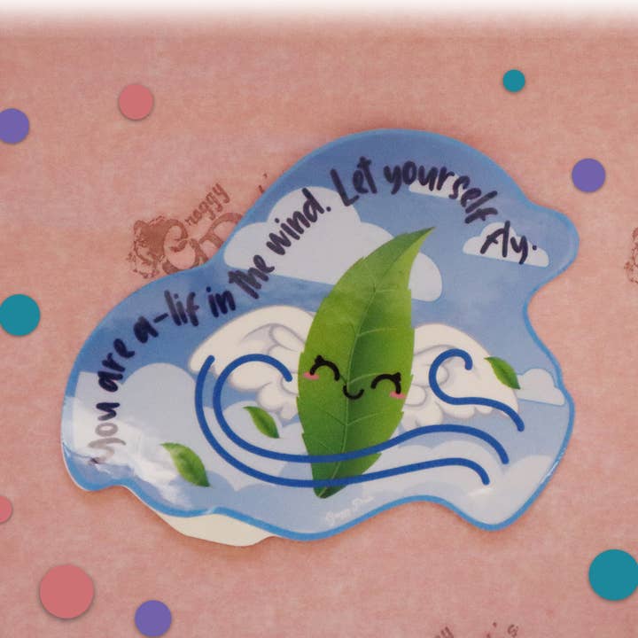 You Are A-lif In The Wind. Let Yourself Fly Urdu Sticker for wholesale by Groggy Pirate