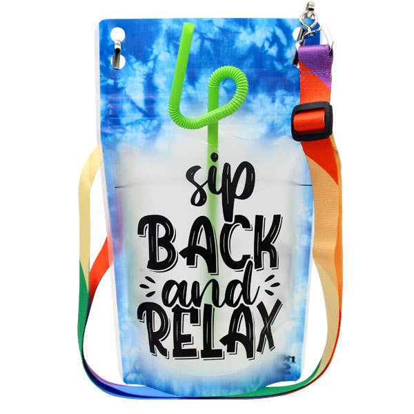 NeckSip - Vente Sacs pour bouteilles de vin - Sip Back And Relax - Sachets à boisson portables (12 oz | paquet de 2)17