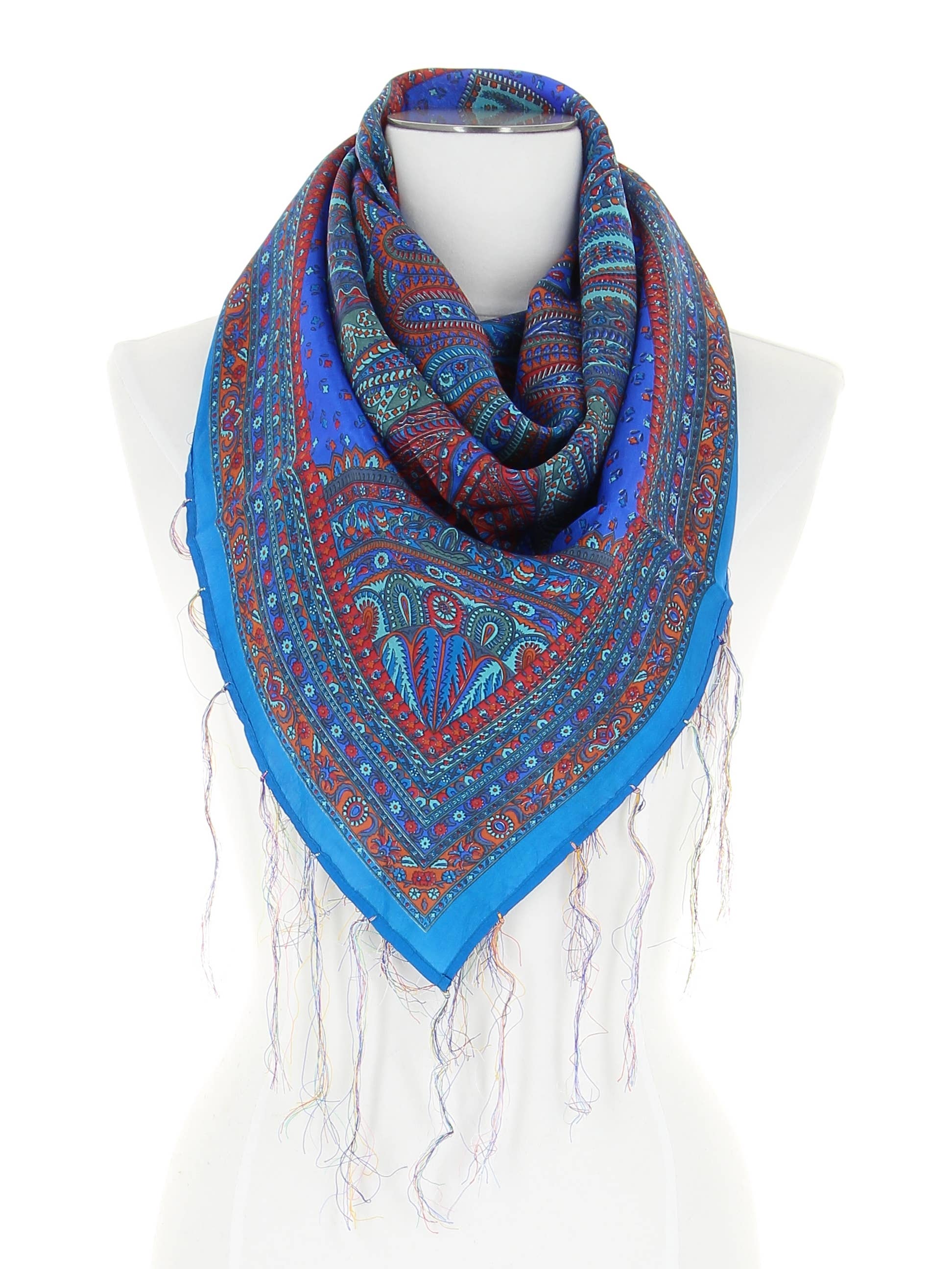 DIWALI PARIS - Wholesale Scarf - Women's - ISIS SQUARE - 100% SILK