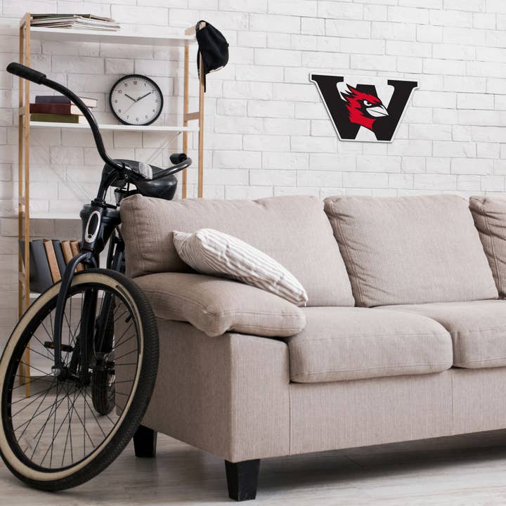 Rico Industries - Wholesale Sign - NCAA Wesleyan University Cardinals Shape Cut Pennant2