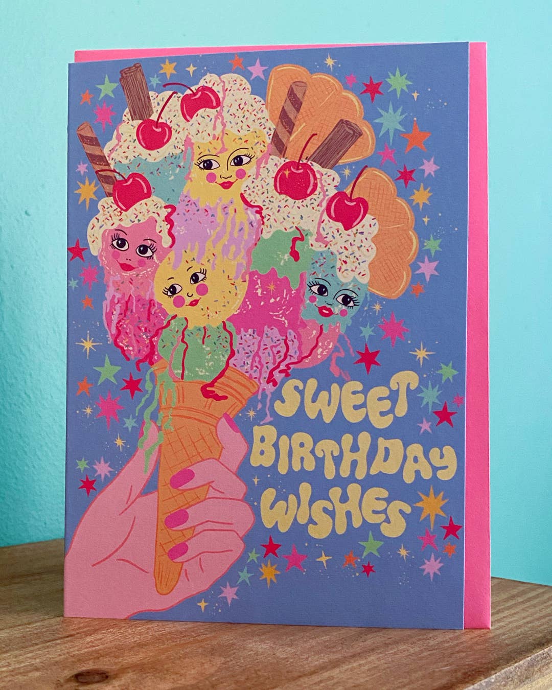 Lost Plots – wholesale Birthday card – Ice Cream Birthday Card - Sweet Birthday Wishes2