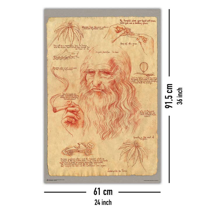 Close Up GmbH - Wholesale Poster - Leonardo Smoking Pot Poster4