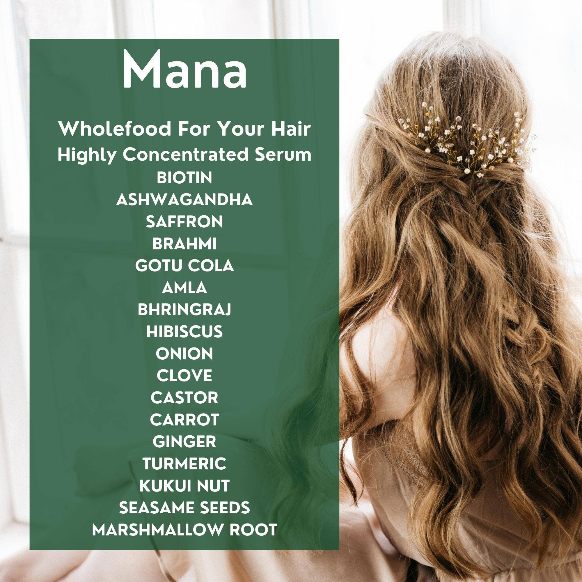 The Sacred Essence - Wholesale Hair Serum - MANA Ayurveda Hair Restoration Serum - Hair Superpower17