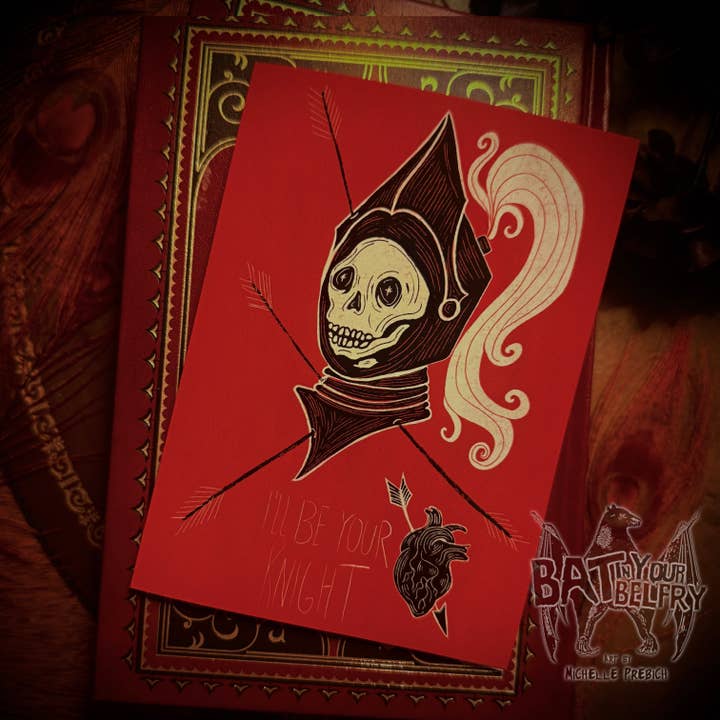 Biglietto di San Valentino del Cavaliere per la vendita all'ingrosso da parte di Bat In Your Belfry