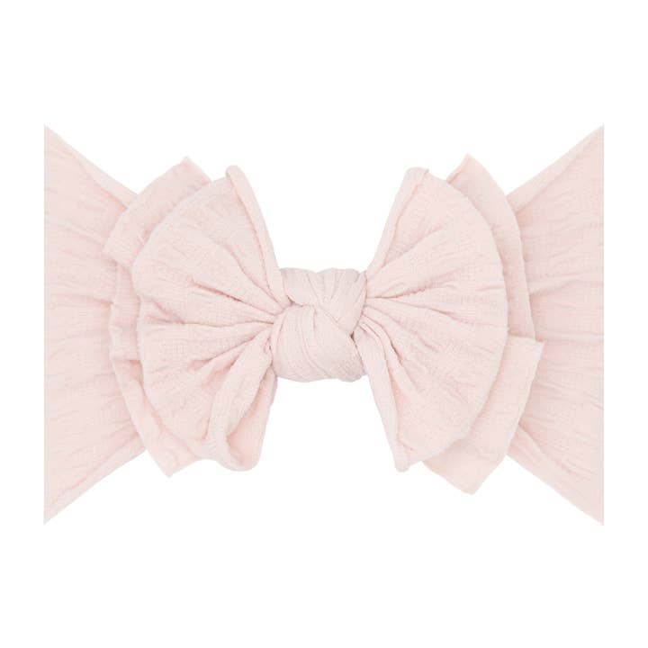 Baby Bling Bows - Vendita all'ingrosso Fiocco per capelli - Neonati - Fascia per capelli Baby Bling® Waffle FAB® in morbido nylon testurizzato