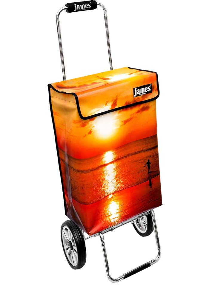 Tramonto del sole-James per la vendita all'ingrosso da parte di James - der kultige Einkaufs-Butler