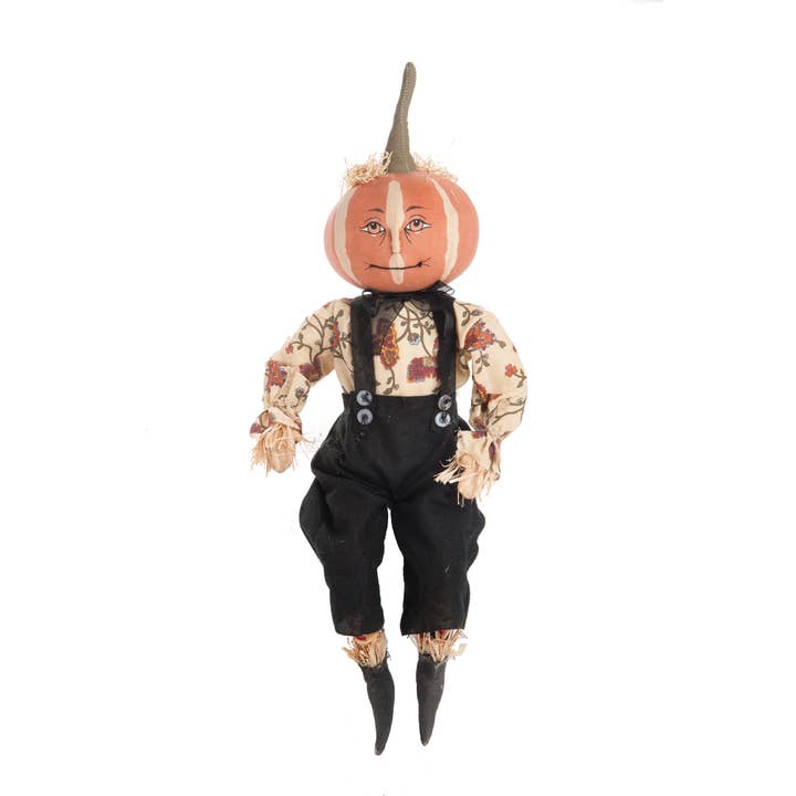 Parnell Pumpkin Gathered Traditions Art Doll for wholesale by C&F Home