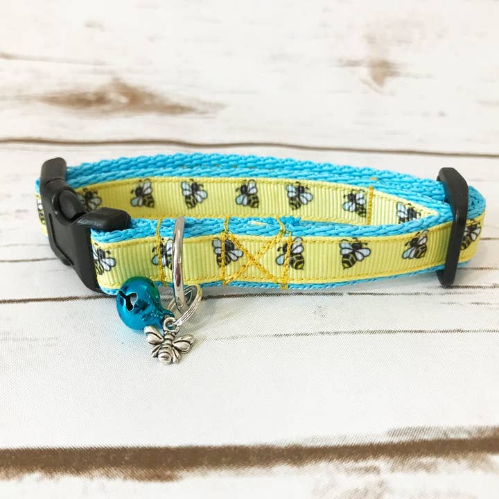 Collar para cachorros de gato y gatito inspirado en Bee Collar para venta al por mayor de Dottie's Pet Boutique