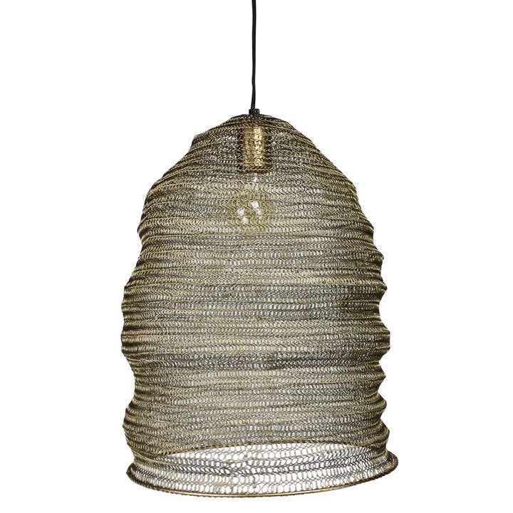 Wire Pendant, Gold for wholesale by HomArt