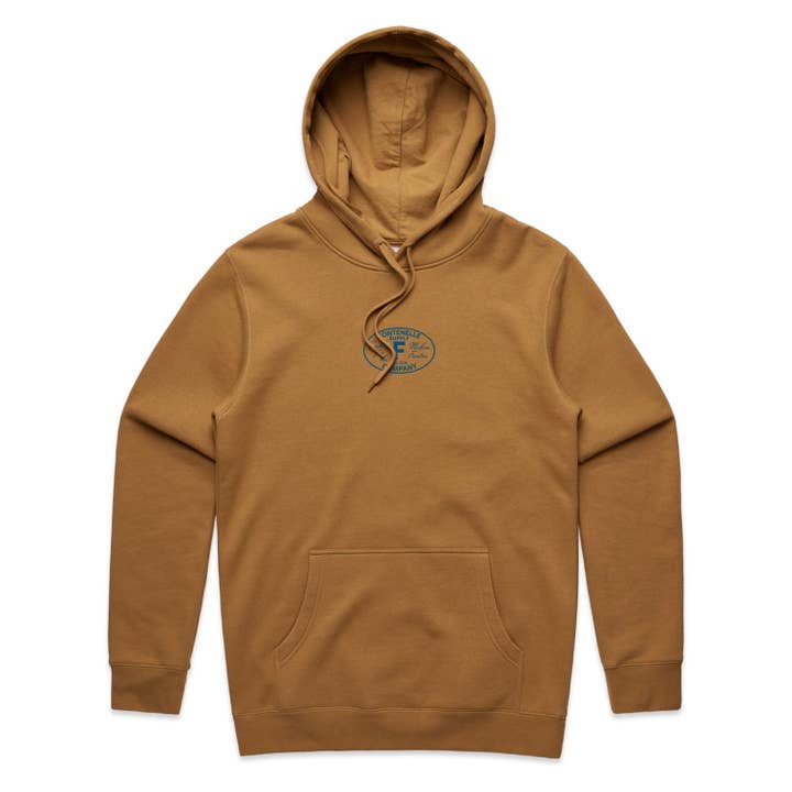 Frontier Hoodie - Kamel för wholesale av Fontenelle Supply Co