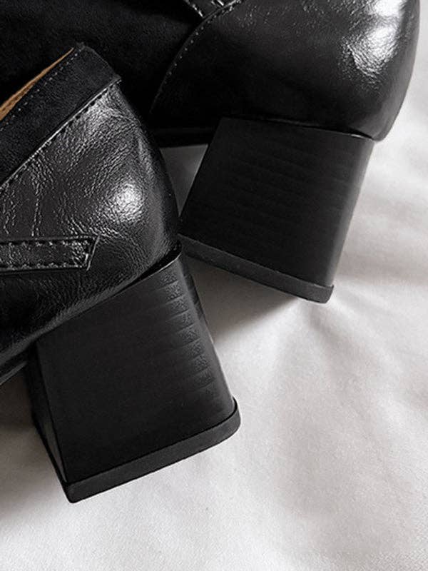 VividLux - Wholesale Flats - Women's - Shallow Cut Split-Joint Square-Toe Mary Janes Pumps4