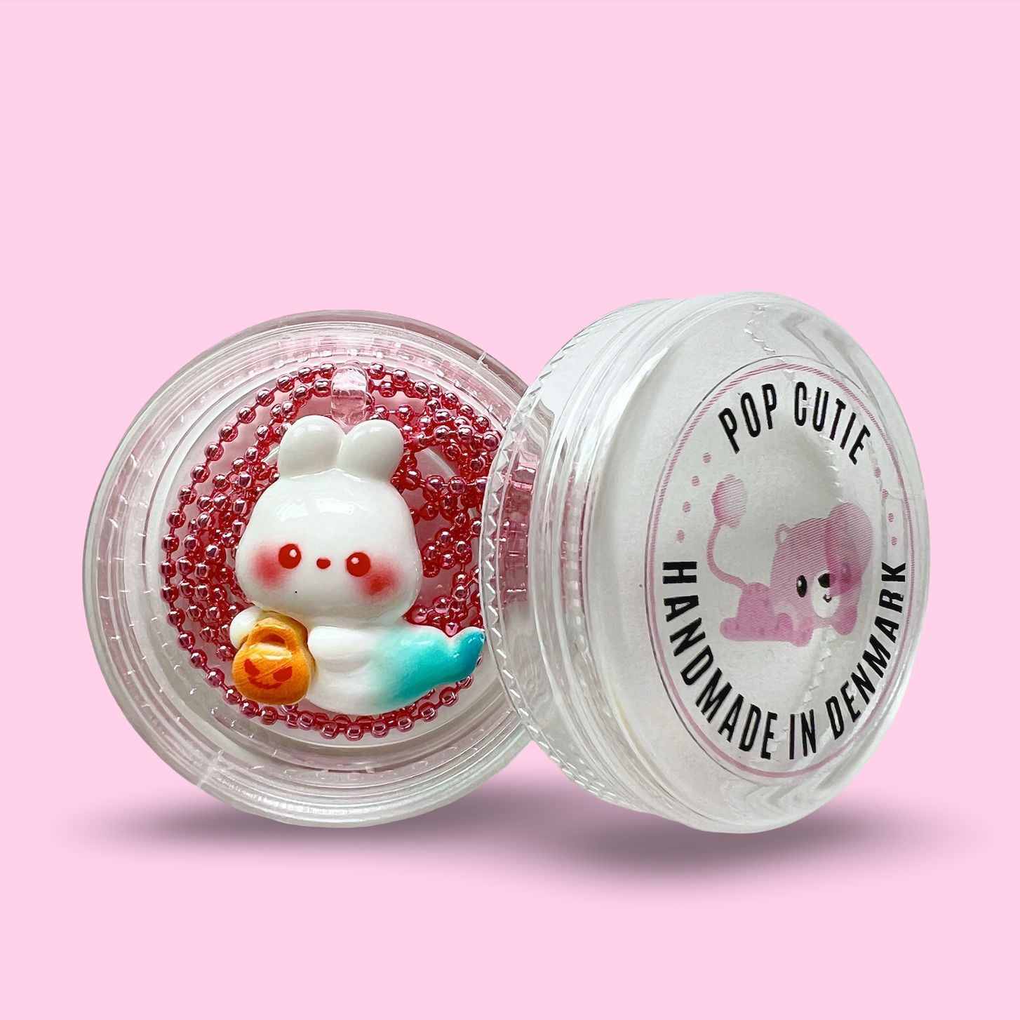 Pop Cutie Accessories & Gifts - Wholesale Kids Necklace - Kids - Halloween Bunny Ghost Necklace I Handmade I Kawaii I Gift 👻5