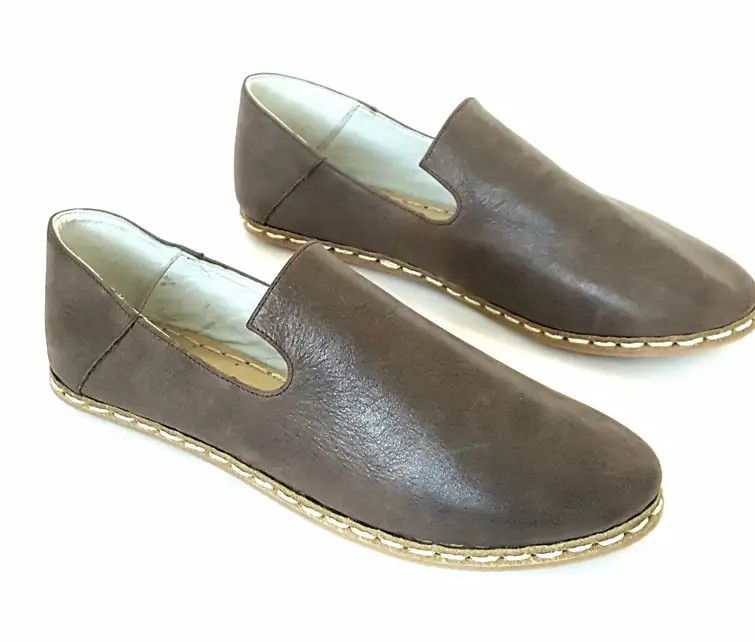 Nidalu Handmade - Wholesale Flats/Loafers - Unisex - Deniz Loafers in Bark (Unisex)8