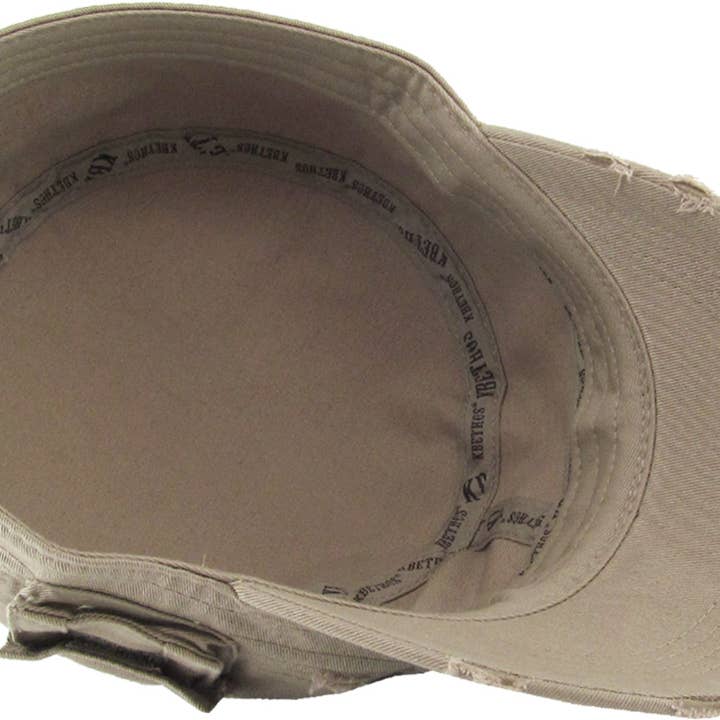 KBETHOS - Wholesale Baseball Cap - Unisex - Distressed Army Cadet (Fitted)15