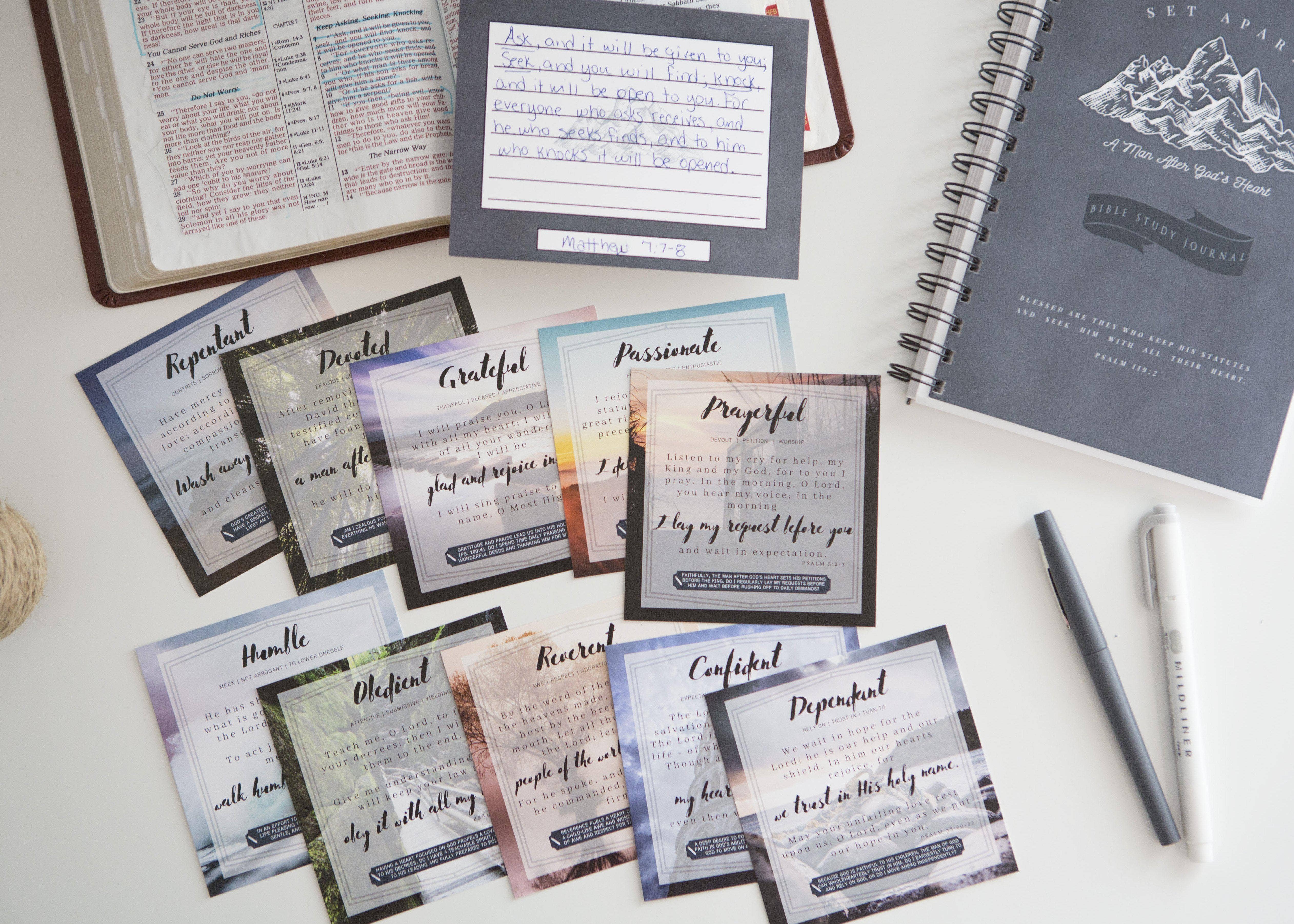 Chosen & Cherished - Wholesale Religious Card - Scripture Cards for Men | Mens Verse Cards4