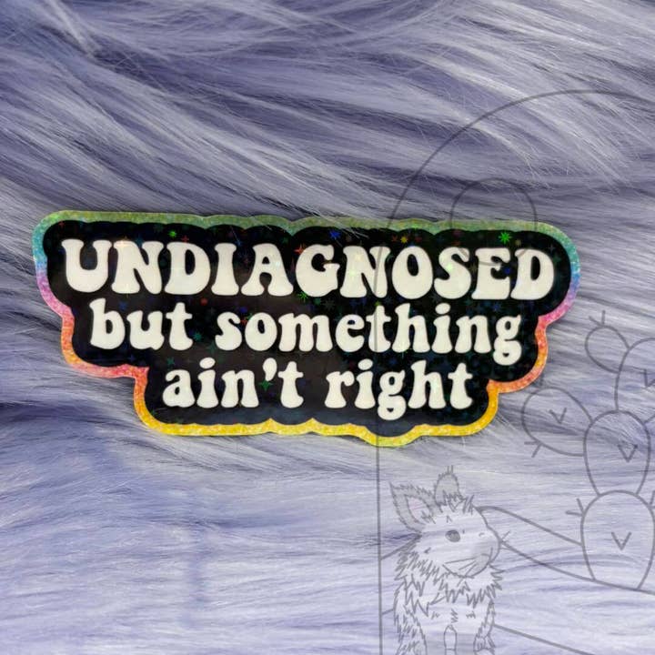 Non diagnostiqué mais quelque chose ne va pas pour la vente par Desert Bun Designs