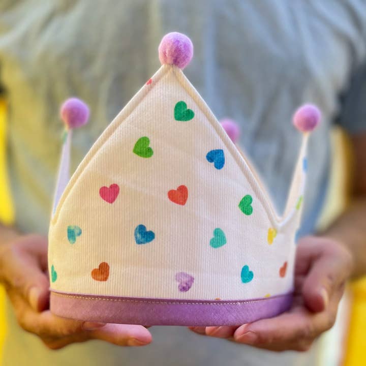 Corona cumpleaños - Corazones arcoíris para venta al por mayor de NemokiShop