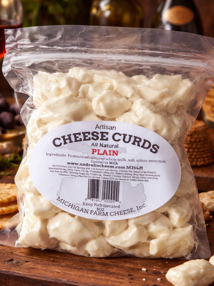 Andrulis All-Natural Cheese Curds-Plain for wholesale by Andrulis