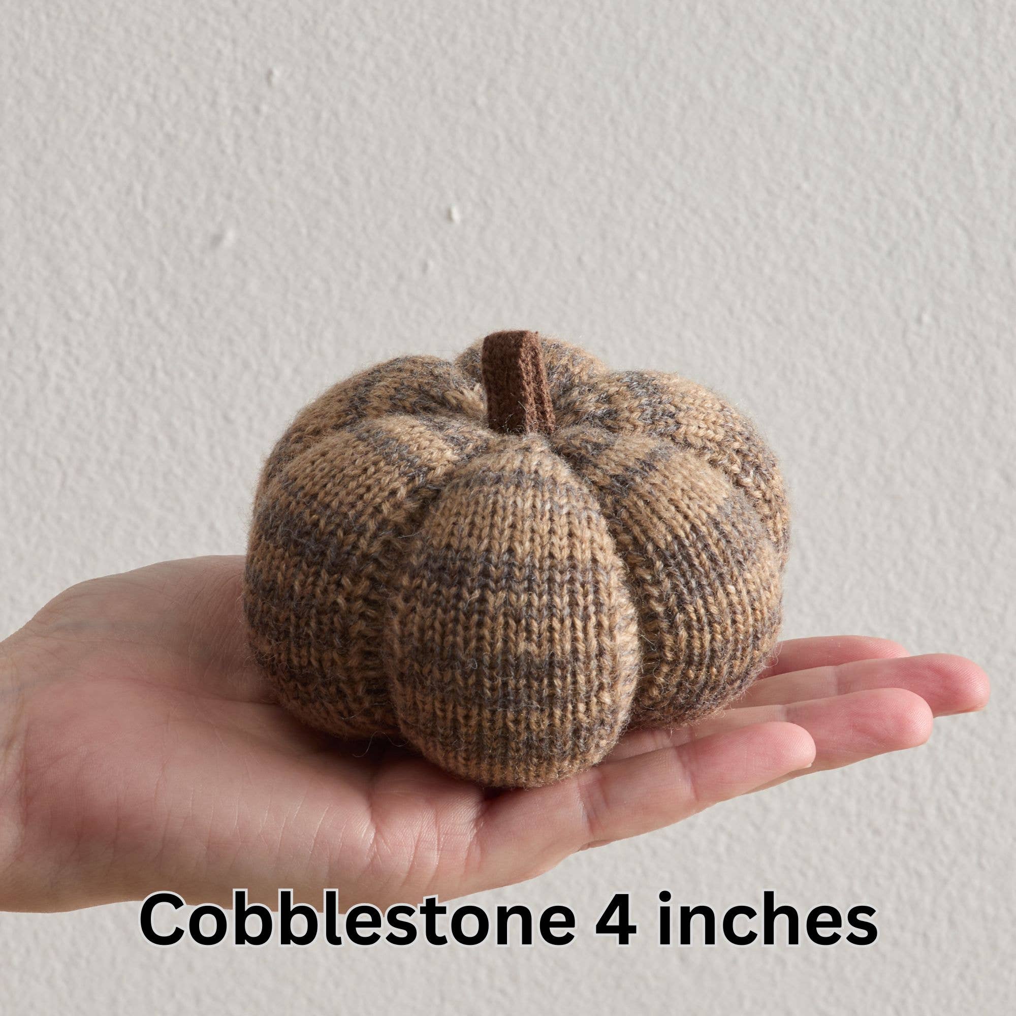 Your Heart's Content - Wholesale Decorative Tabletop Object - Cozy Pumpkins, Variegated Knit Yarn Colors, Handcrafted Gift13