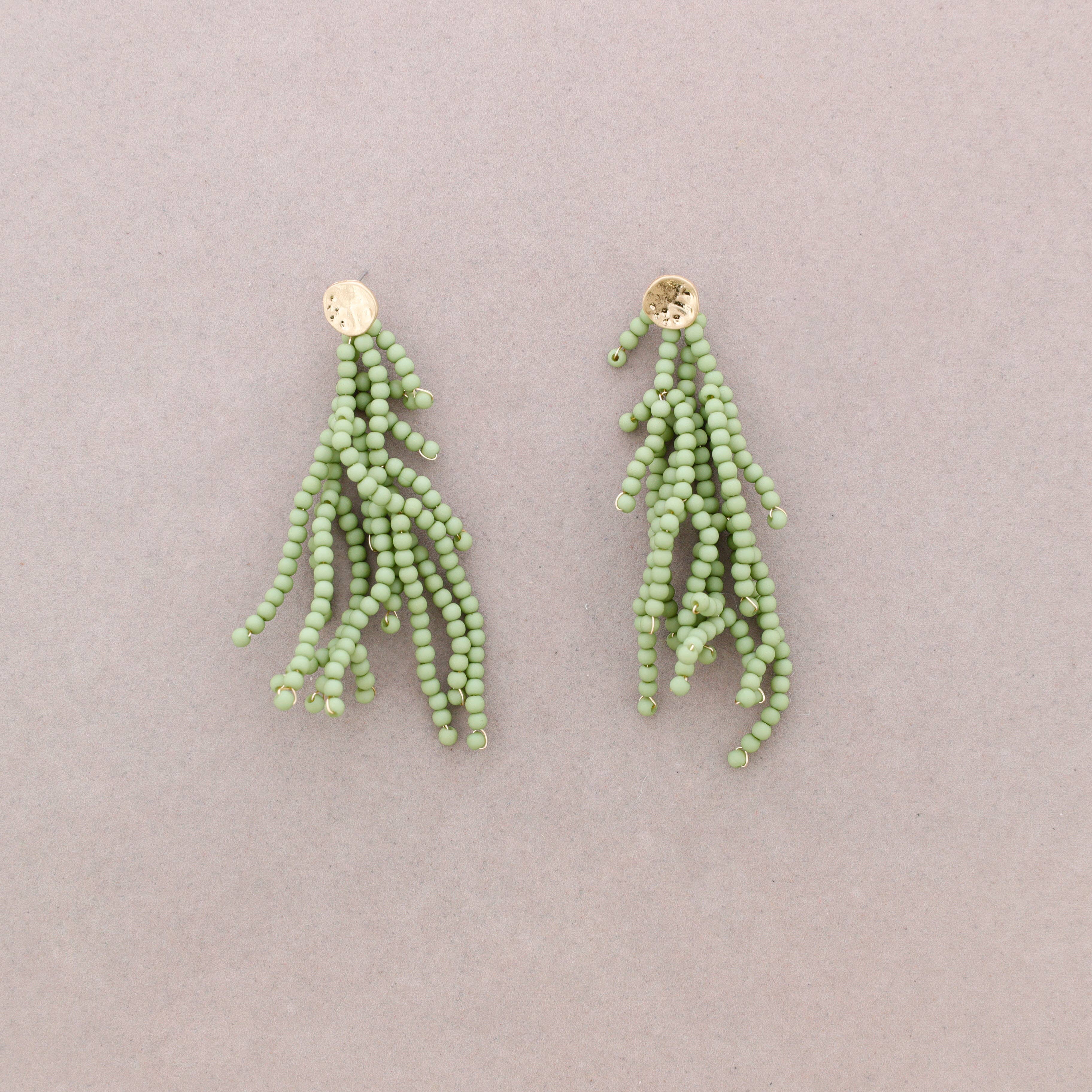 Sonata - Wholesale Kliksieraden - Flexibele Hangende Oorbellen Hars Kralen3