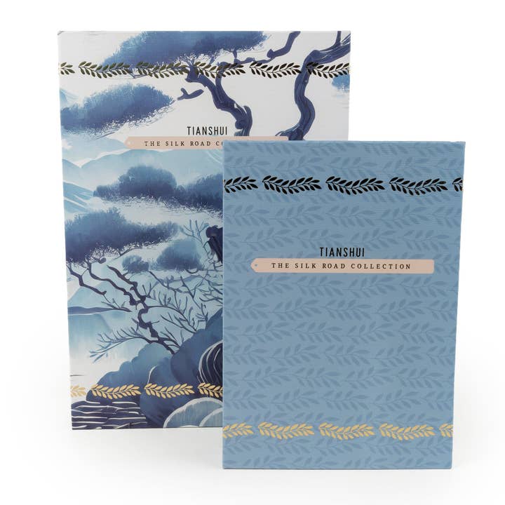 Set of 2 Storage Boxes – Tianshui Blue 6pk for wholesale by Candlelight Products Ltd