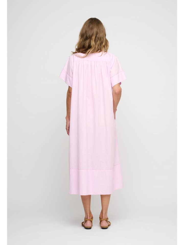 light pink june shirtdress chambray for wholesale on Faire4