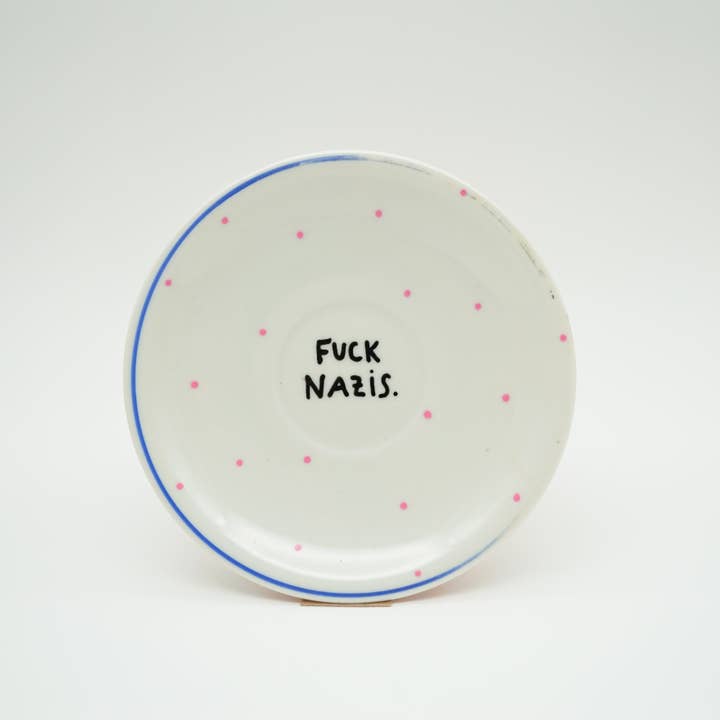 ohRuby - Wholesale Wall Accent - Wall plate mini FUCK NAZIS "half"0