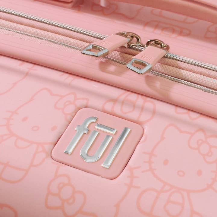 FUL Luggage (Concept One) - Wholesale Luggage - Hello Kitty Pose All Over 22" Hard-Sided Luggage Pink