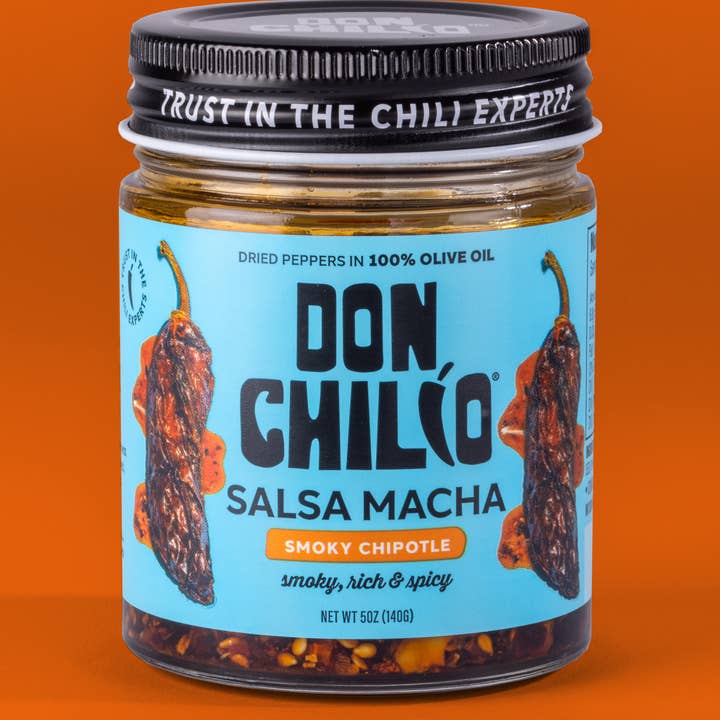 Salsa Macha Chipotle Fumée pour la vente par Don Chilio
