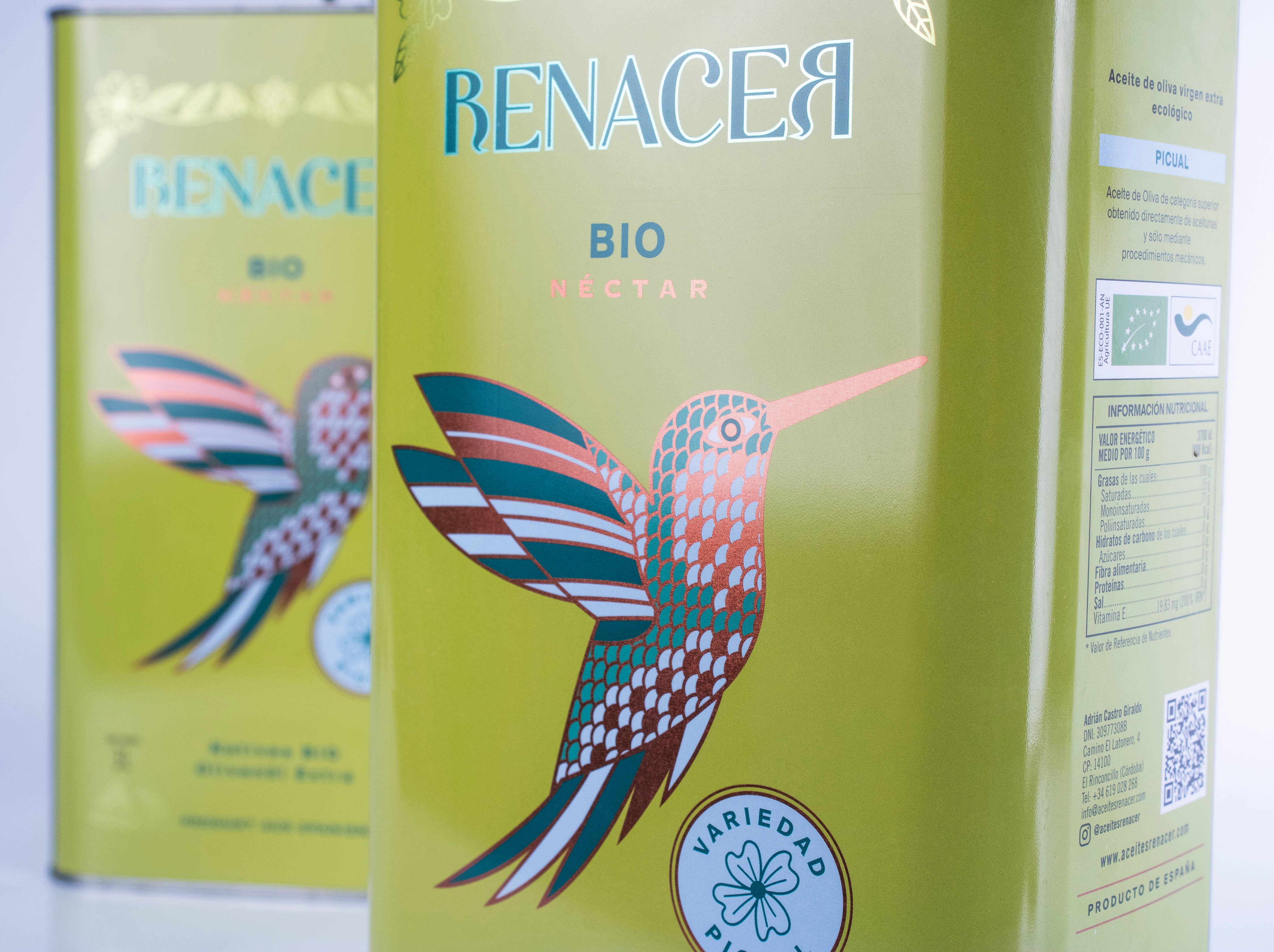 ACEITES RENACER - Wholesale Olive Oil - Organic Extra Virgin Olive Oil Can 3 Liters7