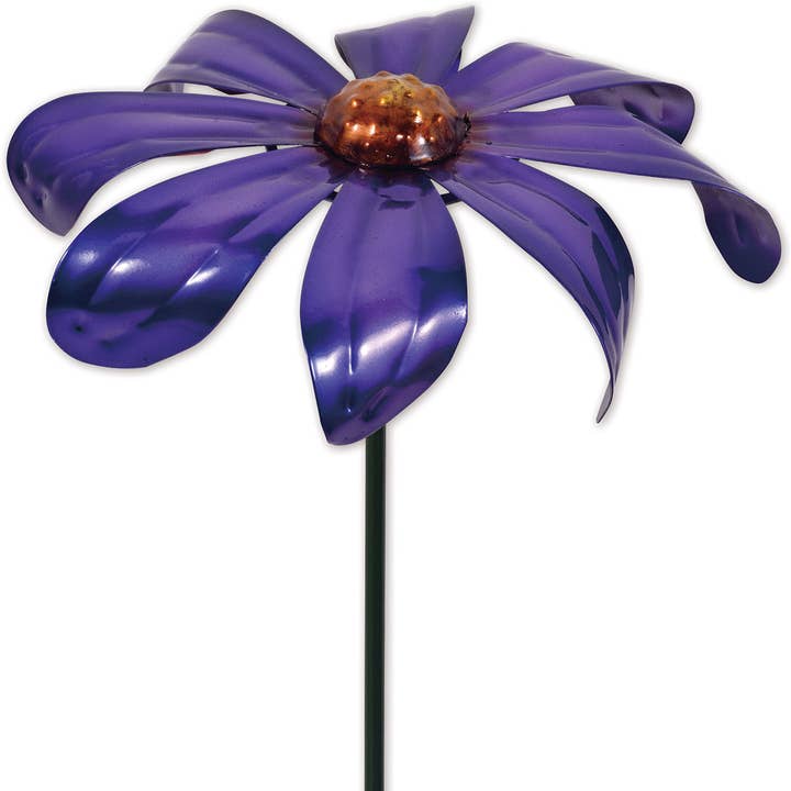 Small Purple Daisy Spinner for wholesale by Sunset Vista Designs